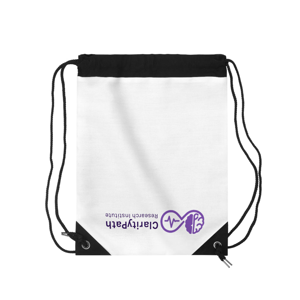 Yoga Icon Drawstring Bag - Minimal Wellness Gym Sack