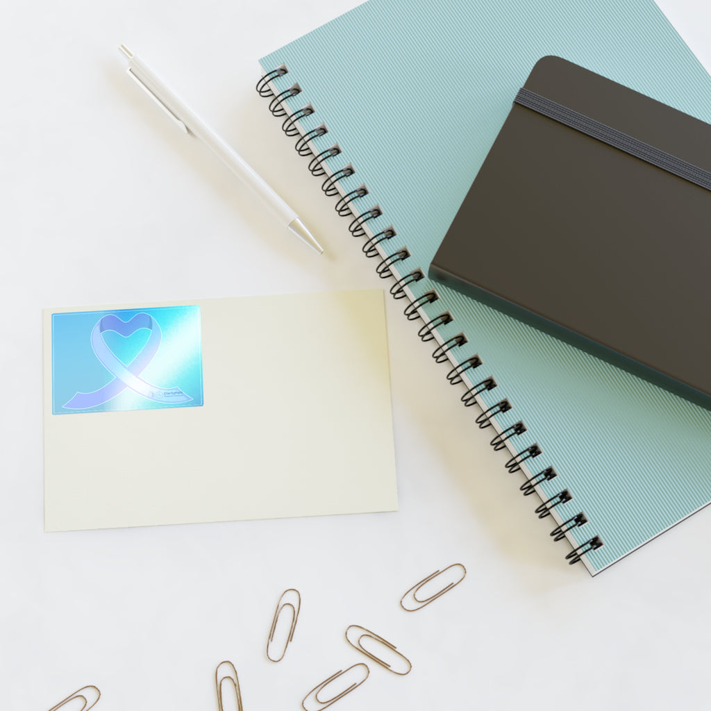 Purple Awareness Ribbon Sticker Sheet — Support & Cause Decal