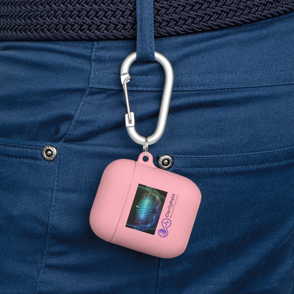 AirPods Case with Neural Wave Graphic — Protective Silicone Cover for AirPods & AirPods Pro