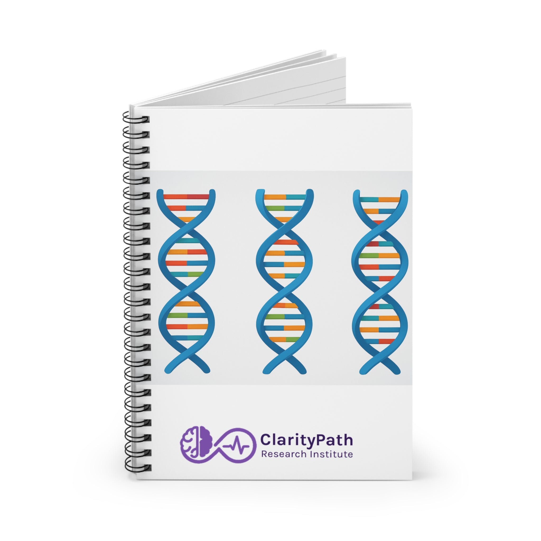 ClarityPath Spiral Notebook — Guided Journal for Mindfulness & Notes