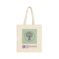Dementia Awareness Cotton Tote Bag – Support Dementia Awareness with Purple Ribbon