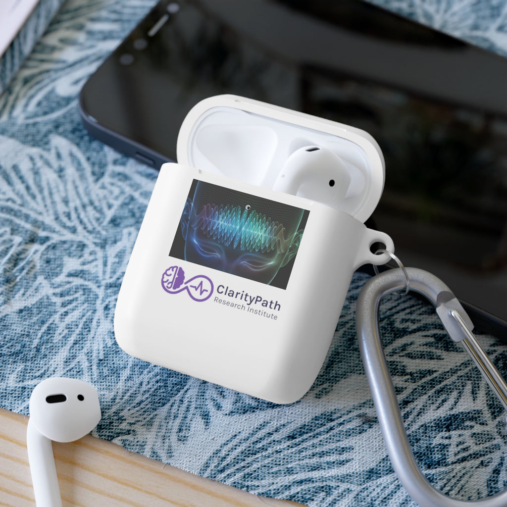 AirPods Case with Neural Wave Graphic — Protective Silicone Cover for AirPods & AirPods Pro