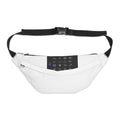 Minimal Tech Icon Large Fanny Pack — Hands-Free Travel Belt Bag