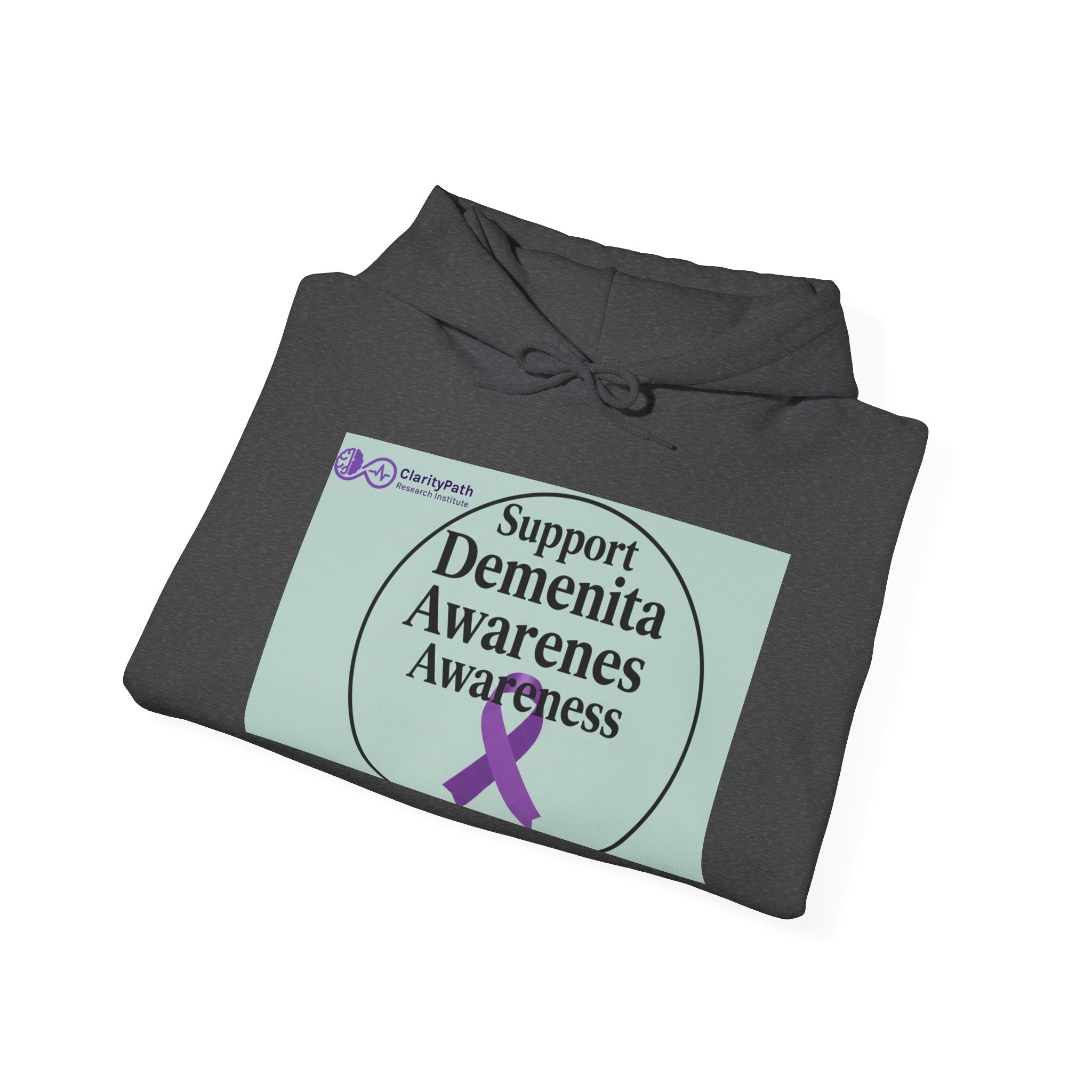 Dementia Awareness Hoodie – Support Dementia Awareness Purple Ribbon Sweatshirt