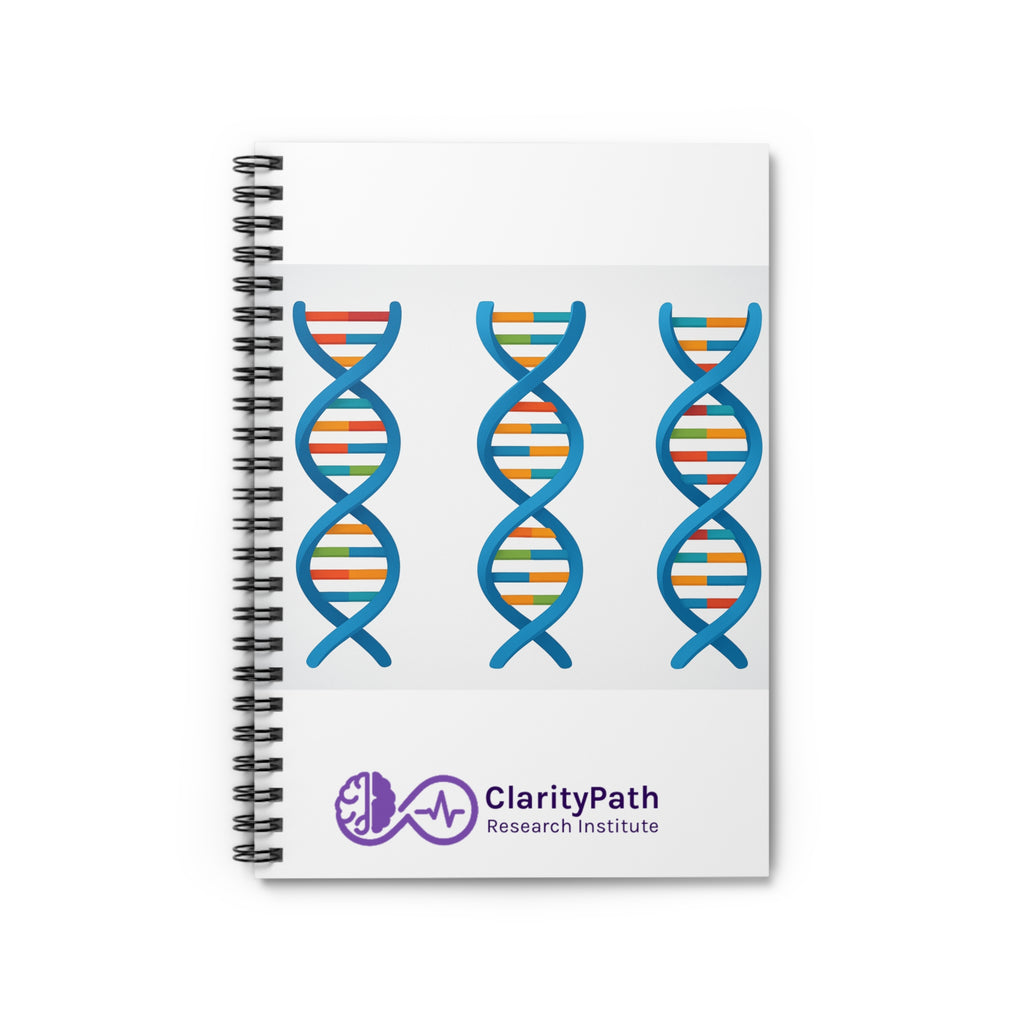 ClarityPath Spiral Notebook — Guided Journal for Mindfulness & Notes