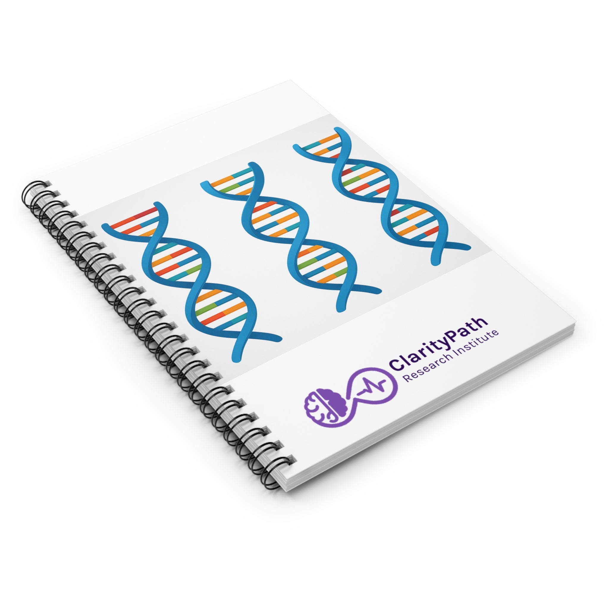 ClarityPath Spiral Notebook — Guided Journal for Mindfulness & Notes