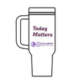 Today Matters 40oz Insulated Travel Mug – Large Tumbler with Handle