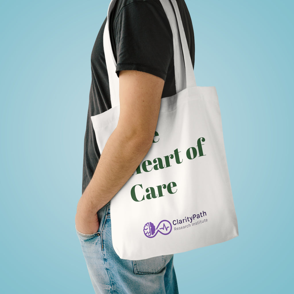 The Heart of Care Tote Bag — Nurse & Caregiver Appreciation Cotton Tote