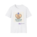 Dementia Support T-Shirt — Heart Hands Design with 'Kindness Remembers'