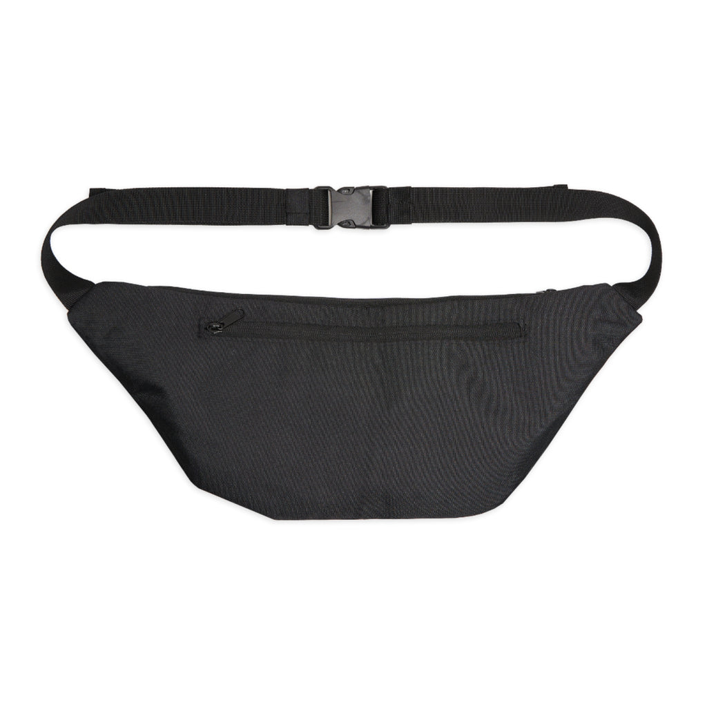 Minimal Tech Icon Large Fanny Pack — Hands-Free Travel Belt Bag