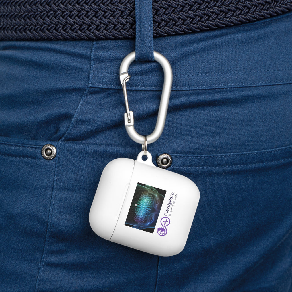 AirPods Case with Neural Wave Graphic — Protective Silicone Cover for AirPods & AirPods Pro