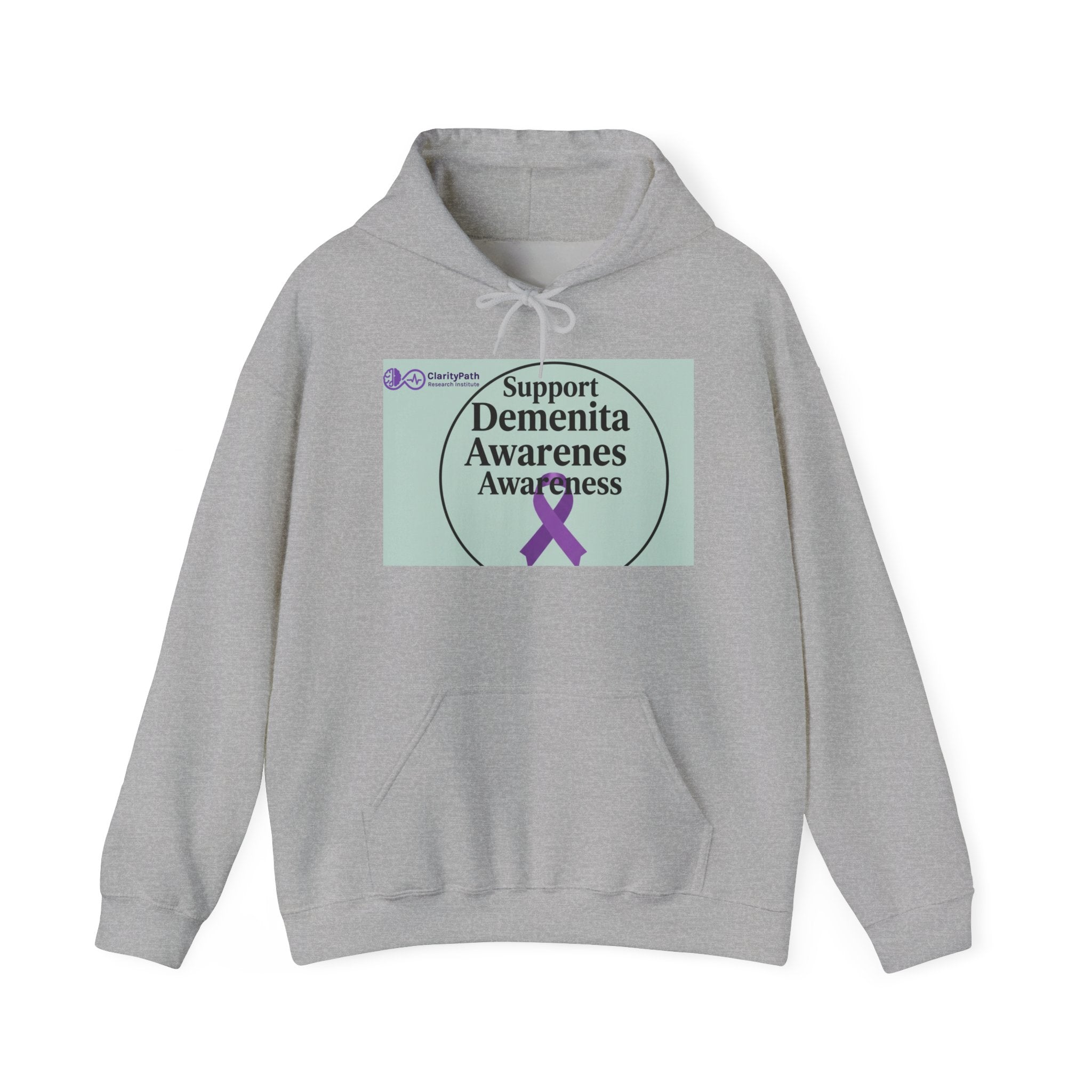Dementia Awareness Hoodie – Support Dementia Awareness Purple Ribbon Sweatshirt
