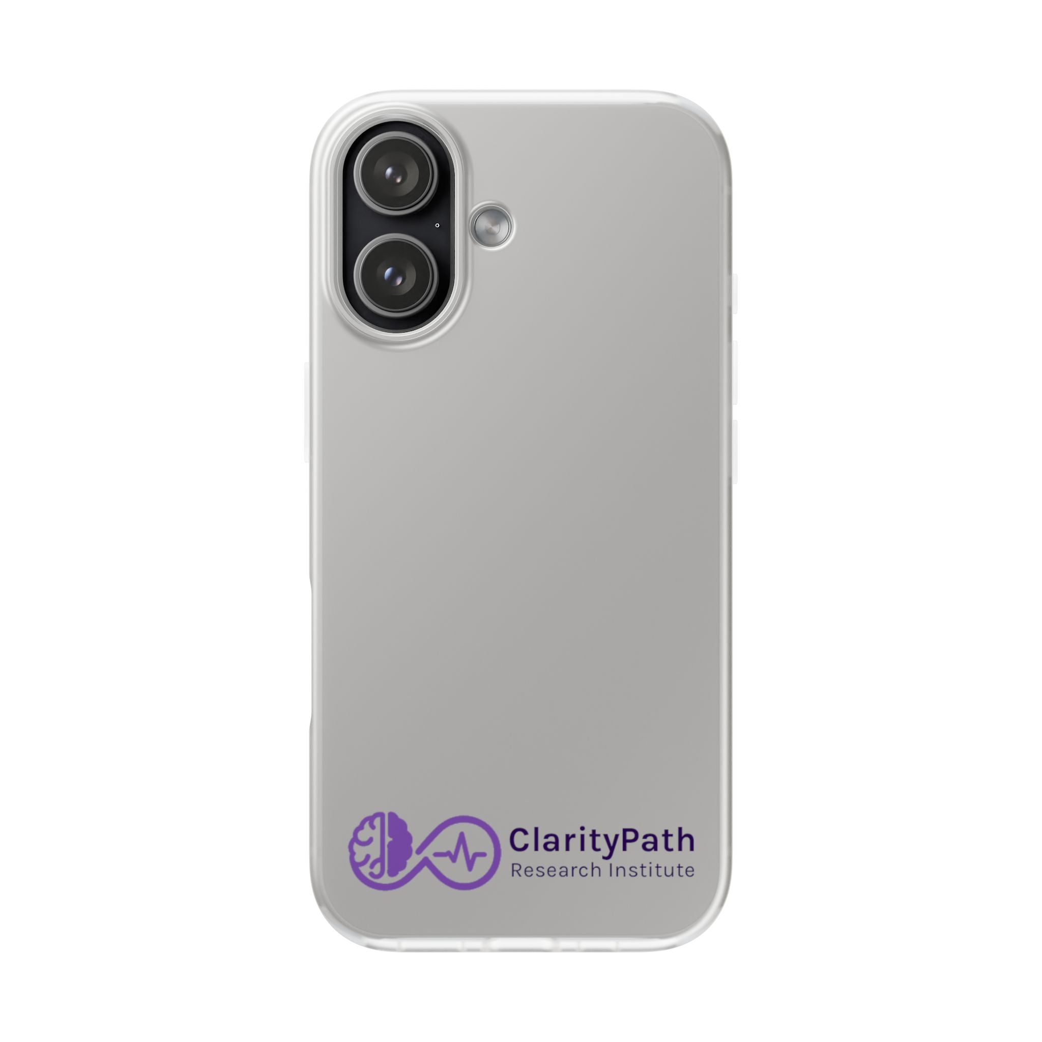 ClarityPath Research Brain Logo Flexi Phone Case