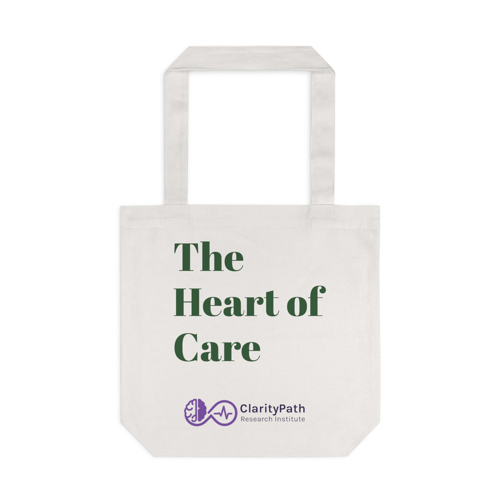 The Heart of Care Tote Bag — Nurse & Caregiver Appreciation Cotton Tote