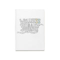 Wellness Is A Journey Hardcover Journal — A5 Wellness Gratitude & Self-Care Notebook