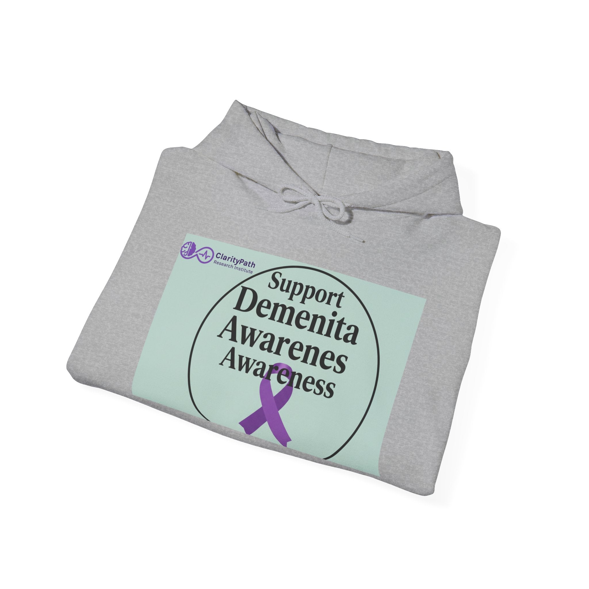Dementia Awareness Hoodie – Support Dementia Awareness Purple Ribbon Sweatshirt