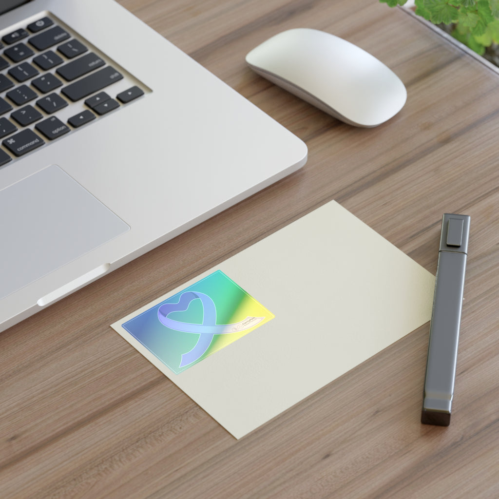 Purple Awareness Ribbon Sticker Sheet — Support & Cause Decal